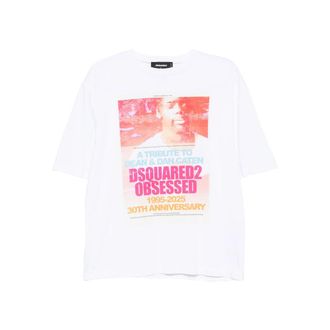 Dsquared2 T Shirt Bianco-Uomo