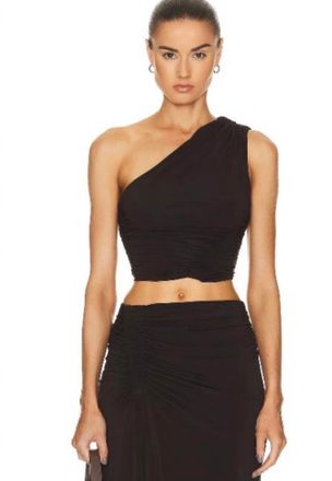 A.L.C. Kayden Jersey Top In Cocoa