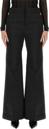 Givenchy Flare Broek - Dames - Wijde Broeken - Zwart - XS - Polyester - Broeken