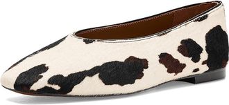 Madewell Sage Ballet Flat - Cow Womens Shoes Dark Carob : 10.5 M, Leather