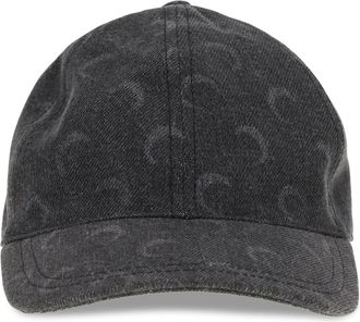 Marine Serre Moon Laser Denim Baseball Hat