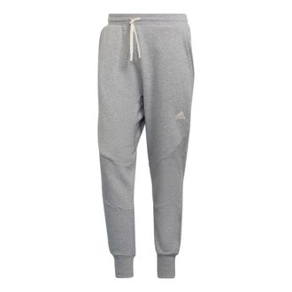 adidas Mens adidas Solid Color Loose Casual Breathable Sports Pants/Trousers/Joggers Gray HB6585