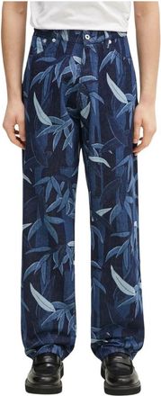 Kenzo Straight Jeans - Heren - Regular Fit Jeans - Blauw - W31 - Katoen - Jeans