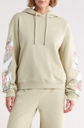 Off-white Cotton Hoodie in Alfalfa at Nordstrom Rack, Size Medium