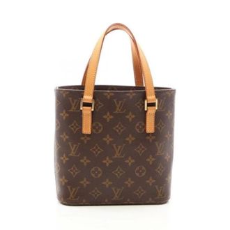 Louis Vuitton Pre-owned Monogram Canvas Handbag - Dames - Pre-owned - Bruin - Maat: ONE Size Leer