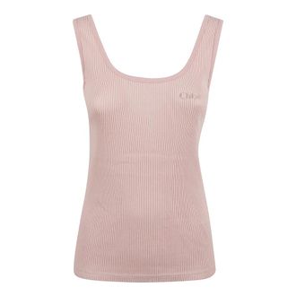Chloé Tops, Dames, Roze, M, Katoen, Top