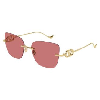Valentino Vg0033S Sunglasses - female - Valentino - Sunglasses - Yellow - 54 MM - Accessories