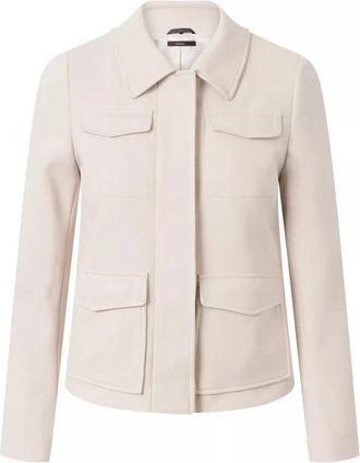 Windsor Stijlvol Licht Jack voor Vrouwen - Dames - Zomerjassen - Beige - XL - Jassen