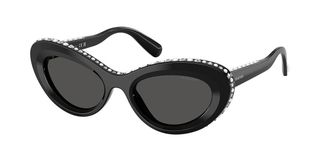 Swarovski SK6061U 109387 Womens Sunglasses Black Size 51