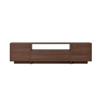 Calicosy Mueble tv 2 puertas, 1 abatible y 1 hueco abierto a180 cm - nogal