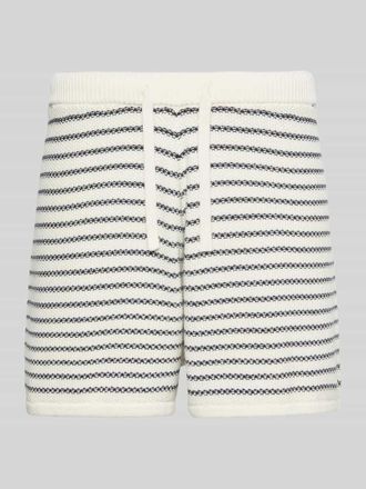 Calvin Klein Jeans Loose Fit Shorts aus Baumwoll-Mix in Strick-Optik in Beige, Gr&ouml;&szlig;e XL