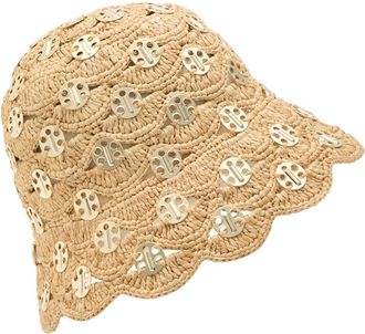 Paco Rabanne Autres Raffia Bucket hat - Natural - One Size