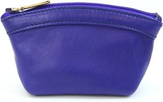 Gucci Blue Leather Coin Purse/Coin Case (Pre-Owned)