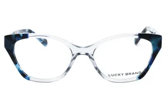 Lucky Brand VLBD237 Cat-Eye Acetate Eyeglasses - Blue