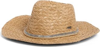 Steve Madden Rhinestone Trim Western Hat in Tan at Nordstrom Rack