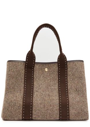 Rue de Verneuil Travers&eacute;e M Cavier Wool Tote bag - Brown - One Size