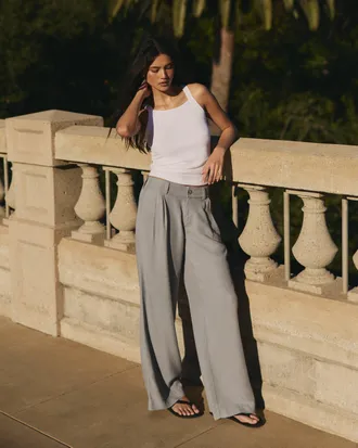 Vuori Clothing Trestles Twill Wideleg | Slate Rock | XS, Size Extra Small