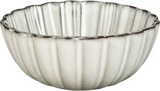 MiCa Decorations Bol corfu gris h9xb17xl17cm