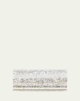 Jimmy Choo London Sweetie Glitter Clutch Bag