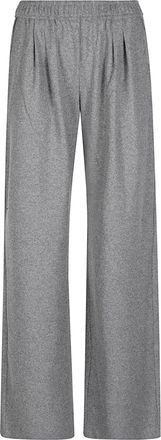 Pinko Ramona Relaxed Wide Polyester-Blend Wide-Leg Pants