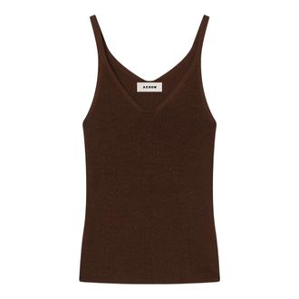 &Aacute;eron Tops, Dames, Bruin, S, Katoen, Freesia Cami Top