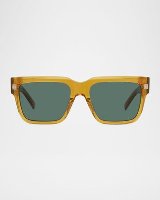 Givenchy Men & apos;s GV Day Acetate Square Sunglasses