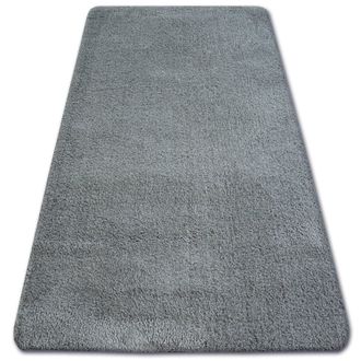 RugsX RugsX Micro Shaggy Rug in Grey | Size: 120 cm x 170 cm