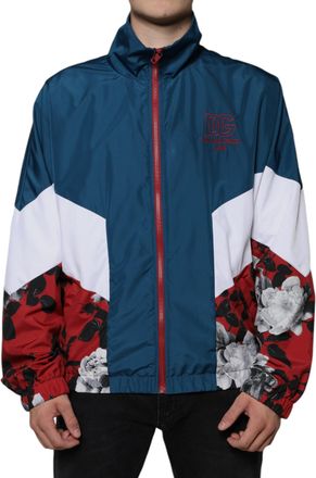 Dolce & Gabbana Mens Multicolor Polyester Full Zip Jacket Nylon Clothing