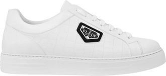 Philipp Plein Low Top Sneakers Cocco - unisex - Sneakers - Wit - 35 EU - Leer - Schoenen