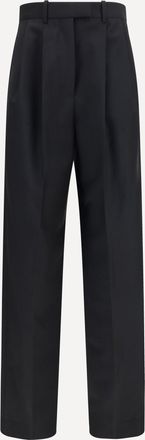 Givenchy Pantaloni con doppia piega in lana e mohair Woman 34