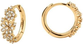 Made by Mary Flora Luxe Huggie Hoop Earrings in Gold Vermeil at Nordstrom