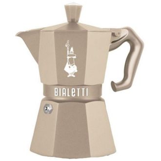 Bialetti Caffettiera italiana 3 tazze sabbia - 0009077 - bialetti