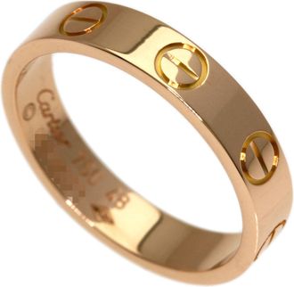 Cartier Pink Gold (18K) Band Ring (Pre-Owned)
