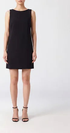 Eleh A-Line Cr&ecirc;pe Off-The-Shoulder Mini Dress with Bow