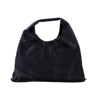 Manila Grace Handbags, female, Black, Size: ONE SIZE Black Logo Front Clip Bag