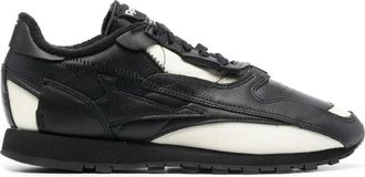 Maison Margiela Zwarte Leren Casual Sneakers - Dames - Sneakers - Zwart - 41 EU - Leer - Schoenen