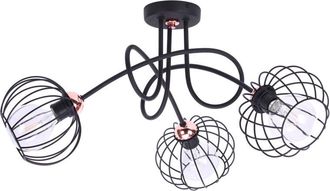 OEM L&aacute;mpara Colgante Original Retro Loft, Alambre De Cobre