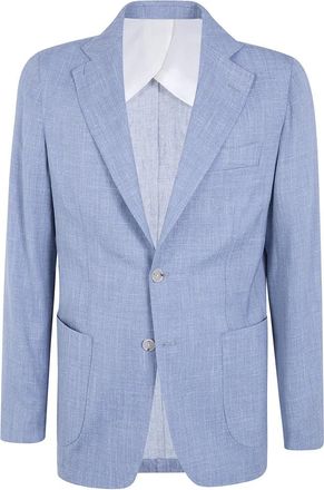 Barba Bactive Mono Jacket - Heren - Blazers - Blauw - XL - Jassen
