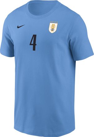 Nike Ronald Ara&uacute;jo Uruguay Nike Mens Soccer T-Shirt in Blue | M11332P375FNRA-VBL