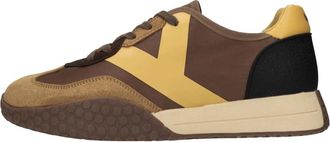 Keh-noo KM 9718 Sneakers - Heren - Sneakers - Bruin - 44 EU - Katoen - Schoenen