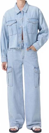 A Gold E Minka Cargo Jean In Realm