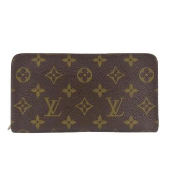 Louis Vuitton Pre-owned Wallets, female, Brown, Size: ONE SIZE Pre-owned Monogram Zip Around Wallet
