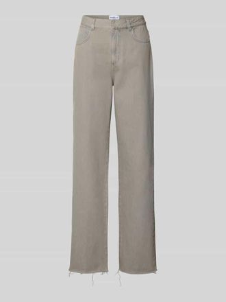 Marella Jeans mit 5-Pocket-Design in Hellgrau, Gr&ouml;&szlig;e 34