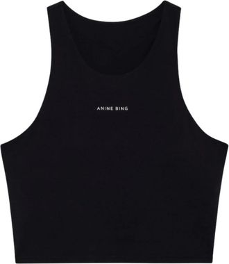 Anine Bing Elina BH - Dames - Tops zonder mouwen - Zwart - S - Nylon - Tops