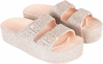 Cacato&egrave;s Muiltjes met sleehak, dubbele bandjes, Caipirinha