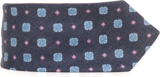 Kiton Cravatta Denim Kiton Uomo