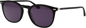 Calvin Klein Ronde Zonnebril - unisex - Zonnebrillen - Zwart - 52 MM - Accessoires