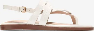 Cole Haan Womens Go-To Estella Flat Thong Sandals - White Size 10.5