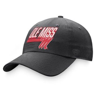 Top of the World Mens Top of the World Charcoal Ole Miss Rebels Slice Adjustable Hat at Nordstrom