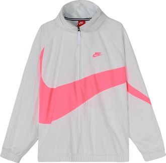 Nike Big Swoosh Half Zipper Jacket White AJ1404-122